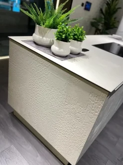 Cucina bianca design con isola Clover Lube cucine a soli 17800 Euro