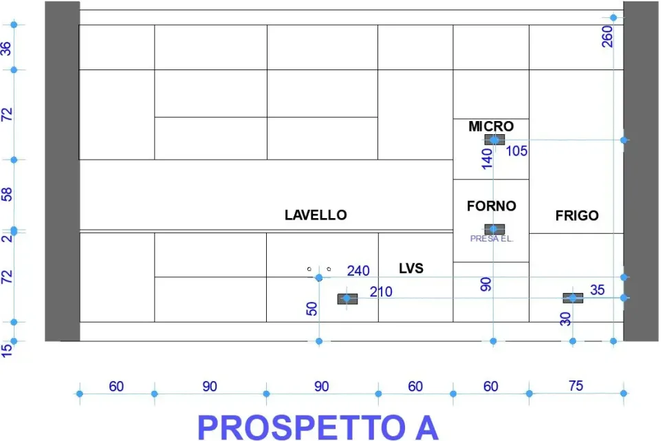 Cucina bianca design con isola Kali Arredo3 a soli 7300 Euro