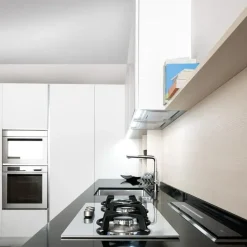 Cucina bianca design con penisola Mary Spagnol cucine a soli 18607 Euro