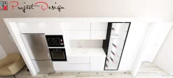 Cucina bianca design con isola Kali  Arredo3 in offerta