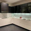 Cucina bianca moderna ad angolo Varenna Artex