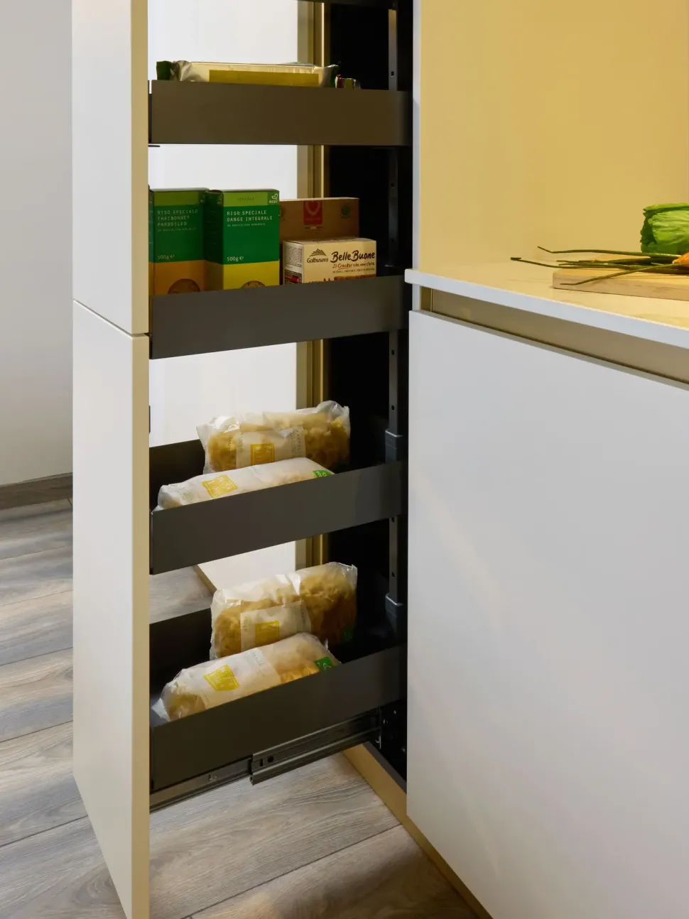 Cucina bianca moderna ad angolo Diotti.com Eleven 01 outlet a soli 24490 Euro