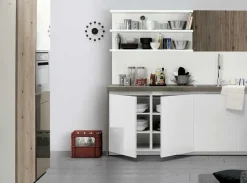 Cucina bianca moderna con penisola Vivere 2 Spagnol cucine a soli 11617 Euro