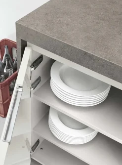 Cucina bianca moderna con penisola Vivere 2 Spagnol cucine a soli 11617 Euro