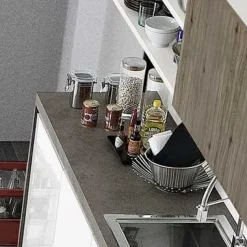 Cucina bianca moderna con penisola Vivere 2 Spagnol cucine a soli 11617 Euro