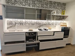Cucina bianca moderna lineare Scavolini Carattere a soli 10500 Euro