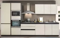 Cucina bianca moderna lineare Zoe Artigianale a soli 3450 Euro