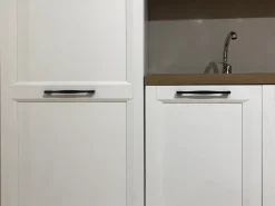 Cucina bianca moderna lineare Futura Artec