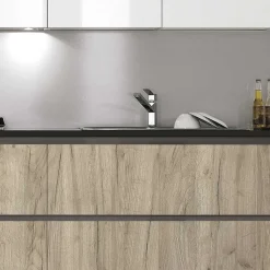 Cucina bianca moderna lineare Spagnol cucine Vivere 1