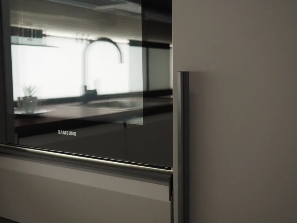 Cucina bianca moderna lineare Cucina formalia Scavolini in Offerta Outlet