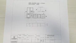 Cucina bianca moderna lineare Melograno Le fablier