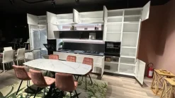 Cucina bianca moderna lineare Mobilturi Incanto a soli 13550 Euro