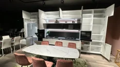 Cucina bianca moderna lineare Mobilturi Incanto a soli 13550 Euro