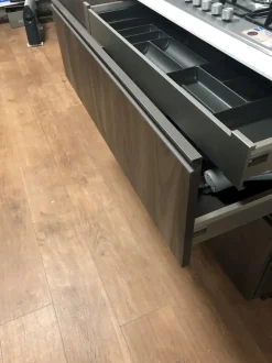 Cucina bianca moderna lineare Artigianale Expo a soli 11577 Euro