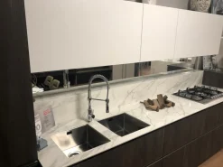 Cucina bianca moderna lineare Artigianale Expo a soli 11577 Euro