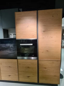 Cucina California moderna rovere chiaro con penisola Ar-due