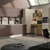 Cucina Capri  moderna rovere chiaro Imab ad angolo scontata 50%