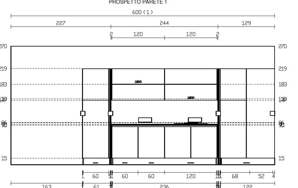 Cucina Capri moderna rovere chiaro Imab ad angolo scontata 50%