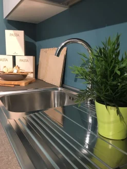 Cucina City-aliant moderna rovere chiaro ad angolo Stosa cucine