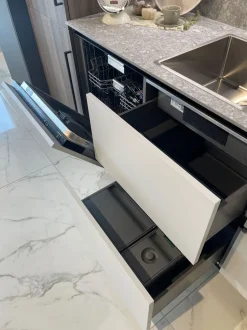 Cucina Cloe moderna grigio Arredo3 lineare scontata 50%