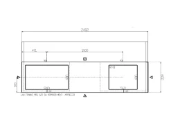 Cucina Colombini casa moderna con penisola grigio in laminato opaco Quadra