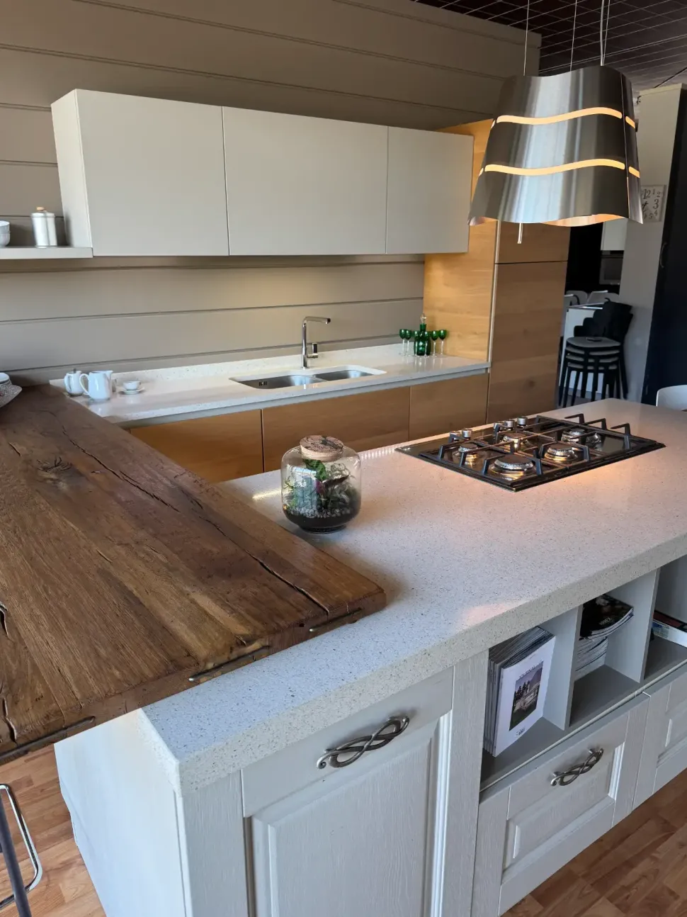 CUCINA con isola Arrex Zenzero e carola SCONTATA 50%