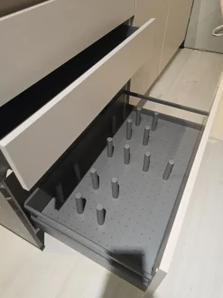 CUCINA con isola Artigianale Laser germany SCONTATA 58%