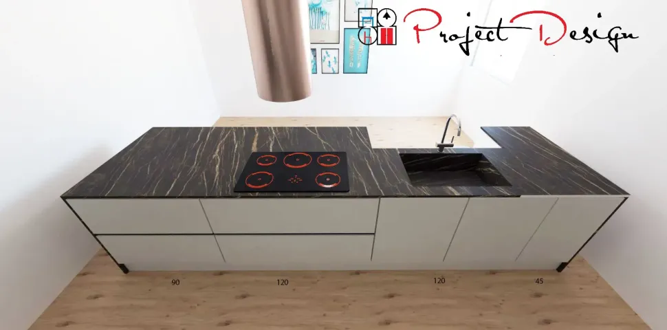 CUCINA con isola Astra Sp22 SCONTATA 52%