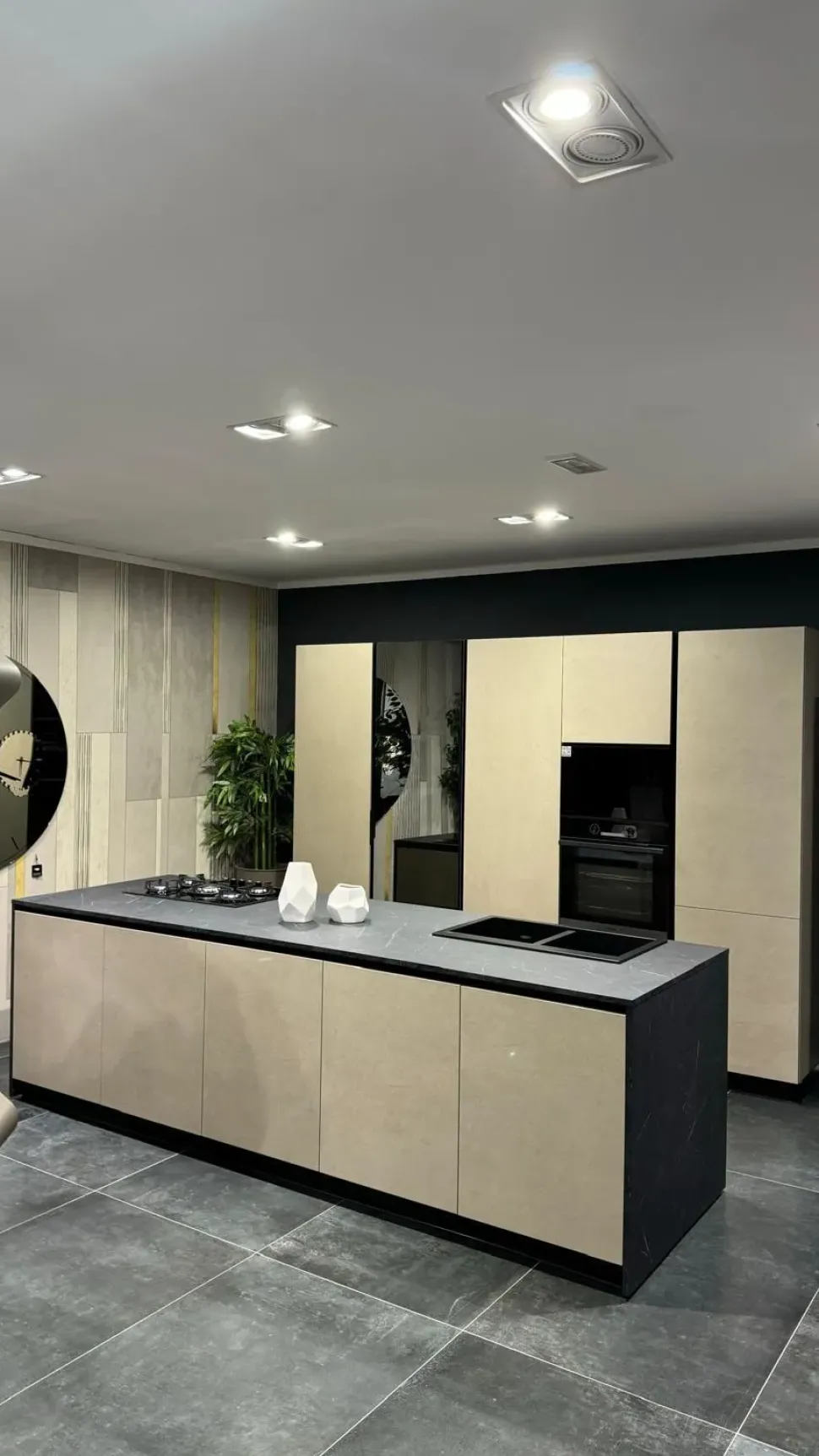 CUCINA con isola Binova Bluna SCONTATA 56%