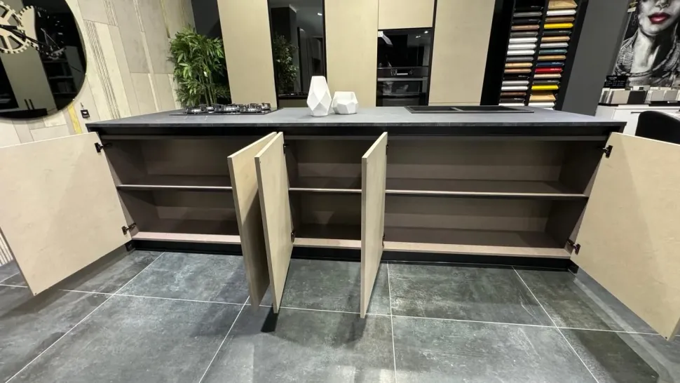 CUCINA con isola Binova Bluna SCONTATA 56%