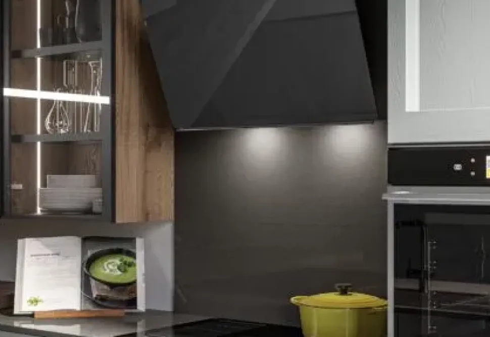 Cucina con isola classica grigia Arredo3 Frida a soli 16297 Euro