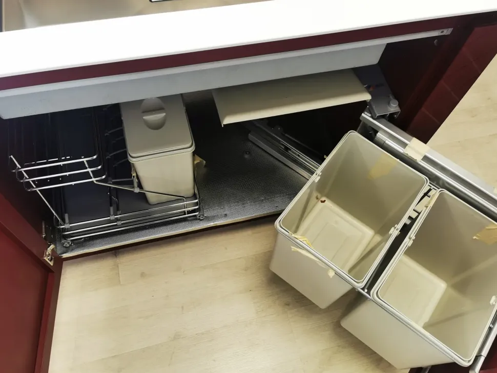 Cucina con isola design bianca Arrex Cavallo a soli 8800 Euro