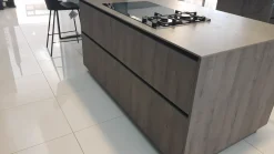 Cucina con isola design grigia Veneta cucine Lounge a soli 14048 Euro