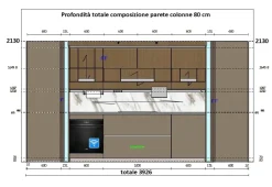 CUCINA con isola Ernestomeda Sign SCONTATA 42%