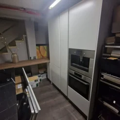 CUCINA con isola Essebi Seta bianca SCONTATA 39%