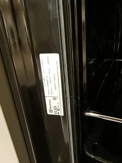 Cucina con isola in laminato materico grigia Kali a prezzo ribassato