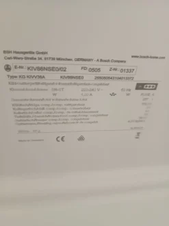 Cucina con isola in laminato materico grigia Kali a prezzo ribassato