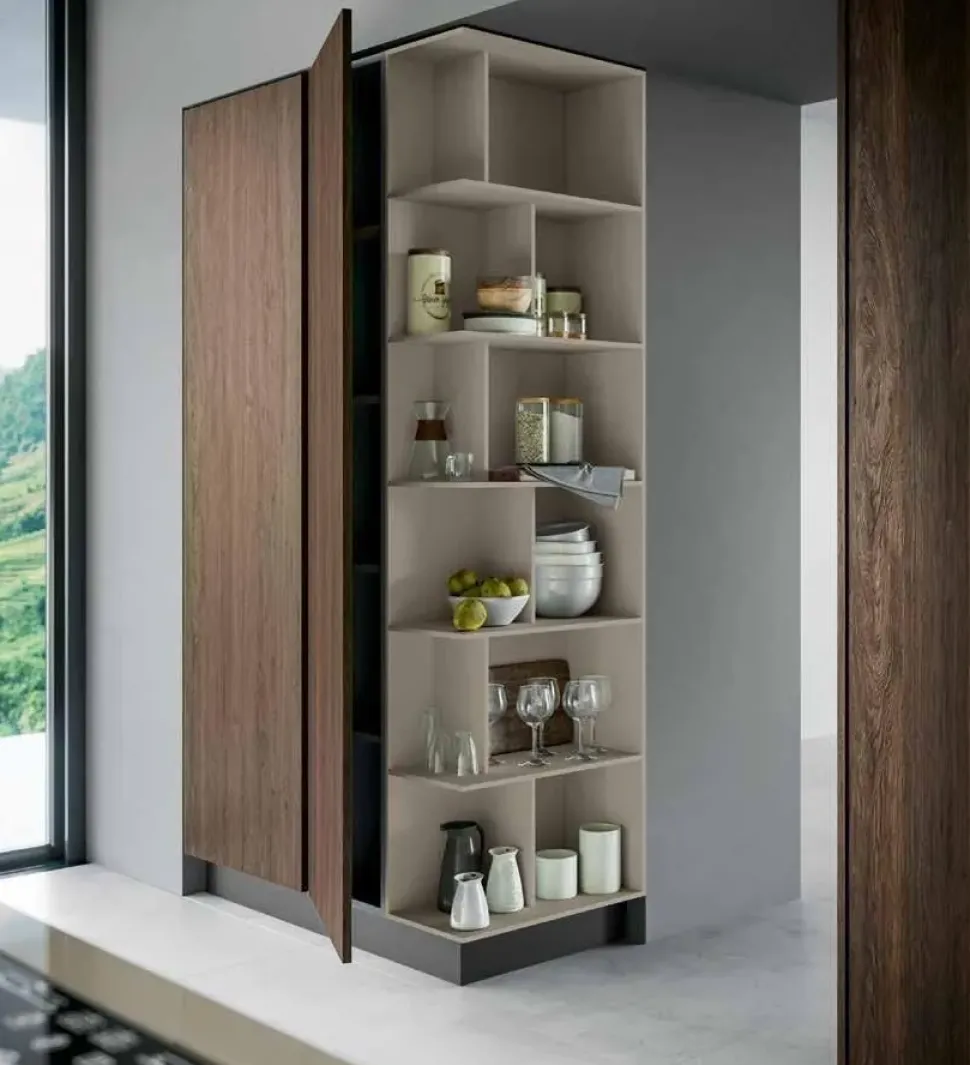 Cucina con isola in laminato opaco a prezzo ribassato 39%