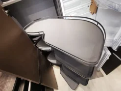 Cucina con isola in laminato materico altri colori Arrex a prezzo ribassato