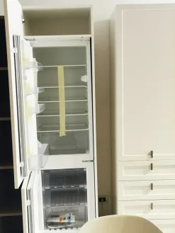 Cucina con isola in laminato materico altri colori Arrex a prezzo ribassato