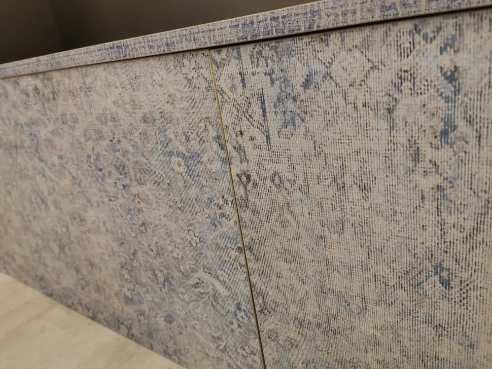 Cucina con isola in laminato materico altri colori Arrex a prezzo ribassato