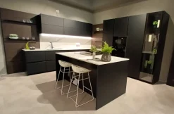 Cucina con isola in vetro altri colori Cucina glass a prezzo ribassato