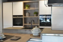 Cucina con isola moderna bianca Artigianale K rovere a soli 12200 Euro