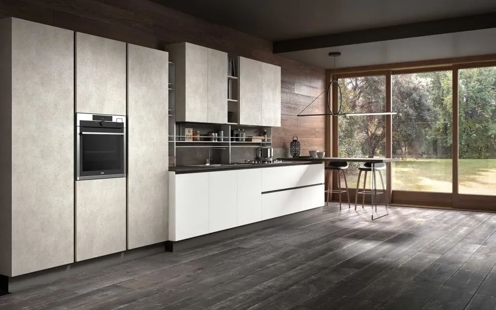 CUCINA con penisola Collezione esclusiva Joy 5 SCONTATA 40%