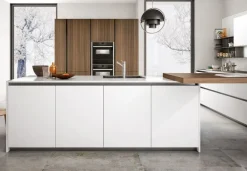 Cucina con penisola moderna bianca Arredo3 Z6 a soli 15517 Euro