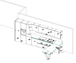 CUCINA con penisola Snaidero Vision SCONTATA 50%