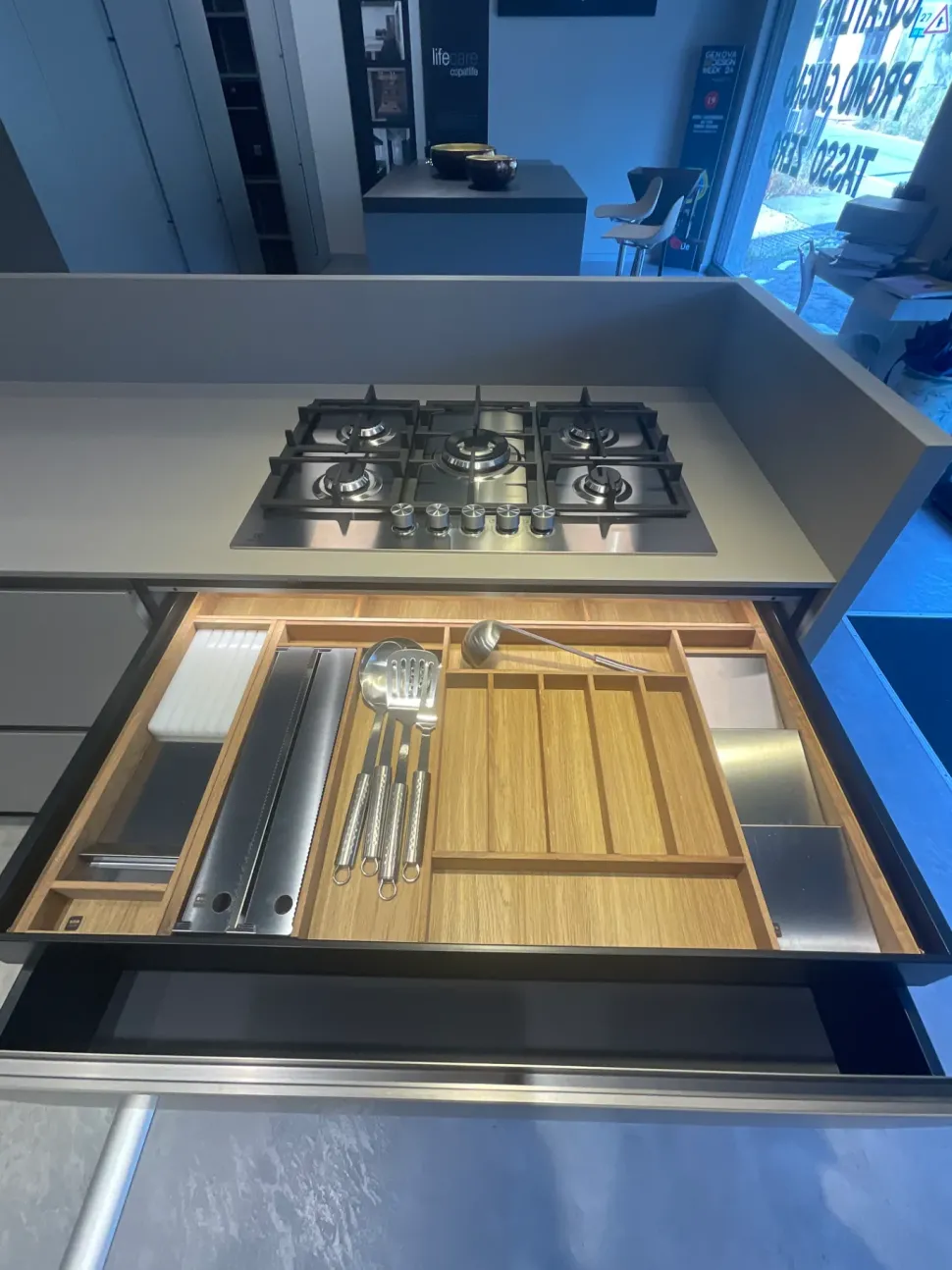 Cucina Copat cucine moderna con isola altri colori in hpl Copatlife