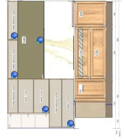 Cucina country con penisola Milano Veneta cucine a prezzo scontato