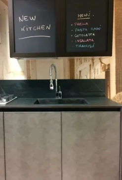 Cucina country lineare Cucina modello factory Arredo3 a prezzo scontato