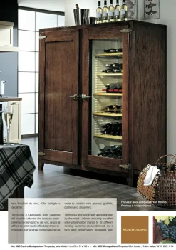 Cucina country noce Parlani lineare Cantina montepulciano